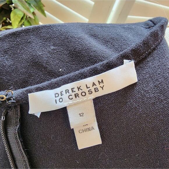 DEREK LAM CROSBY STRETCH TWILL DRESS SIZE 12 - Picture 7 of 8